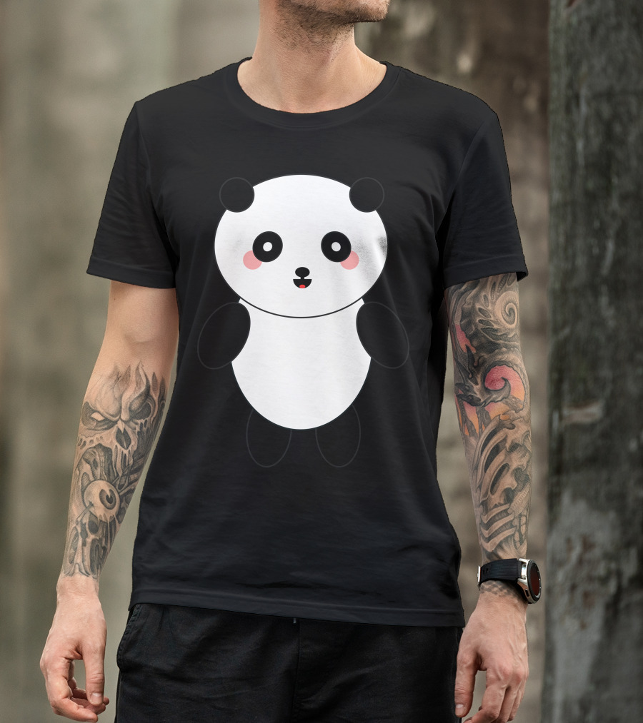 Kawaii Panda Bear Mammal Animal T-Shirt