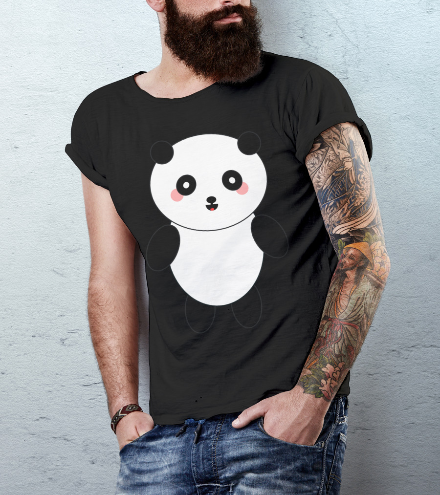 Kawaii Panda Bear Mammal Animal T-Shirt