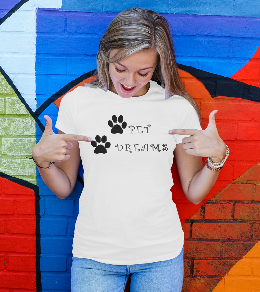 PET DREAMS PAW PRINTS T-Shirt