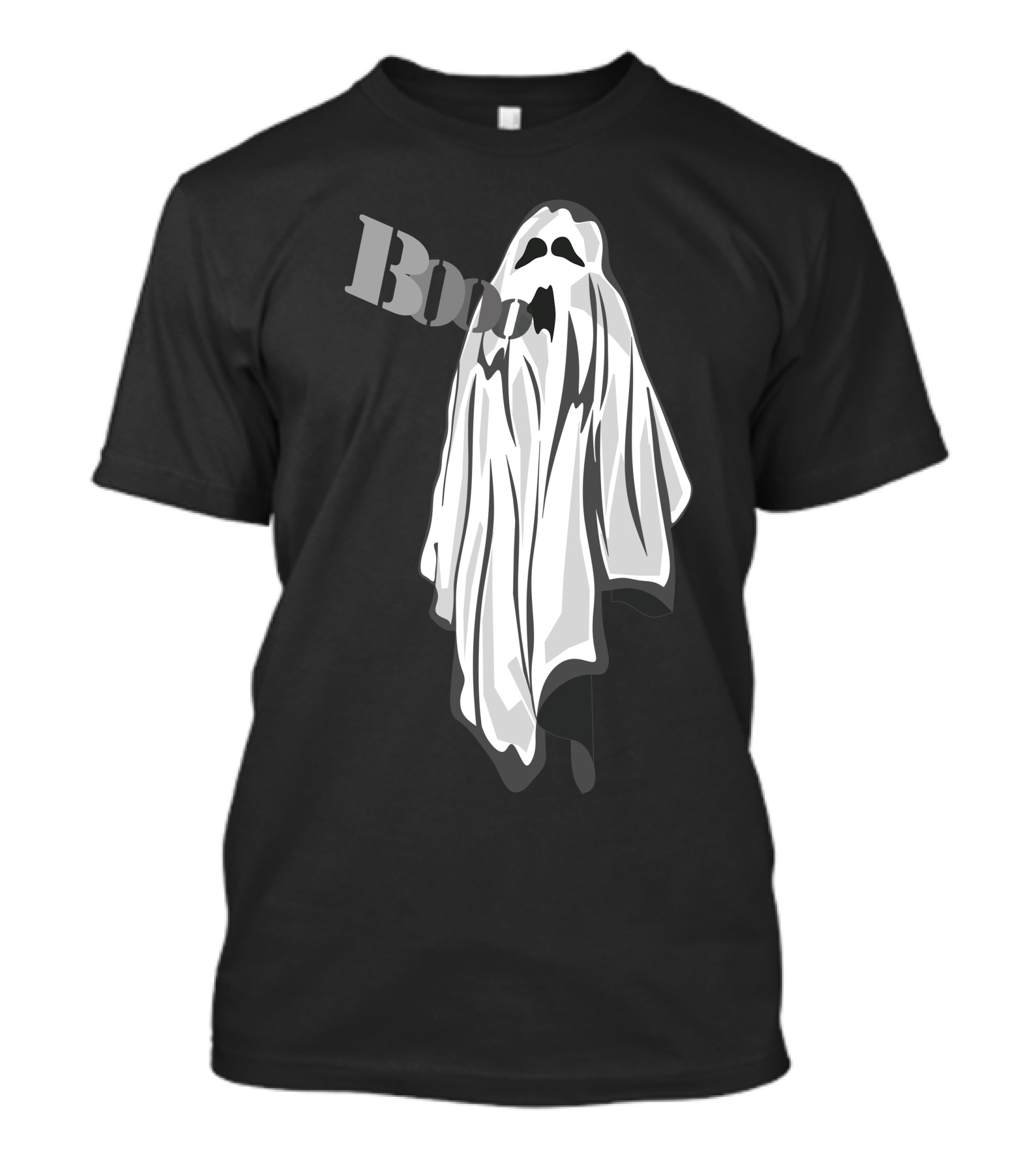 Booo Scary Ghost Sheet Halloween T-Shirt