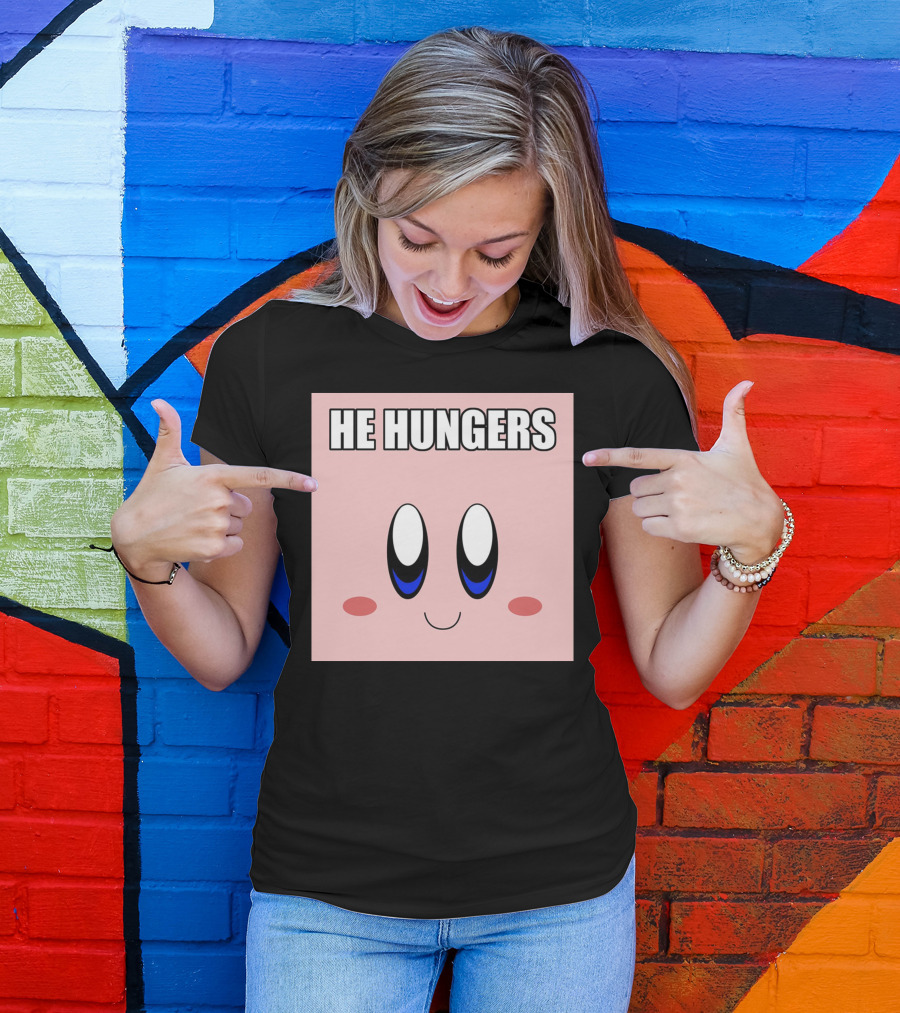 HE HUNGERS Waddle Monster Scream T-Shirt