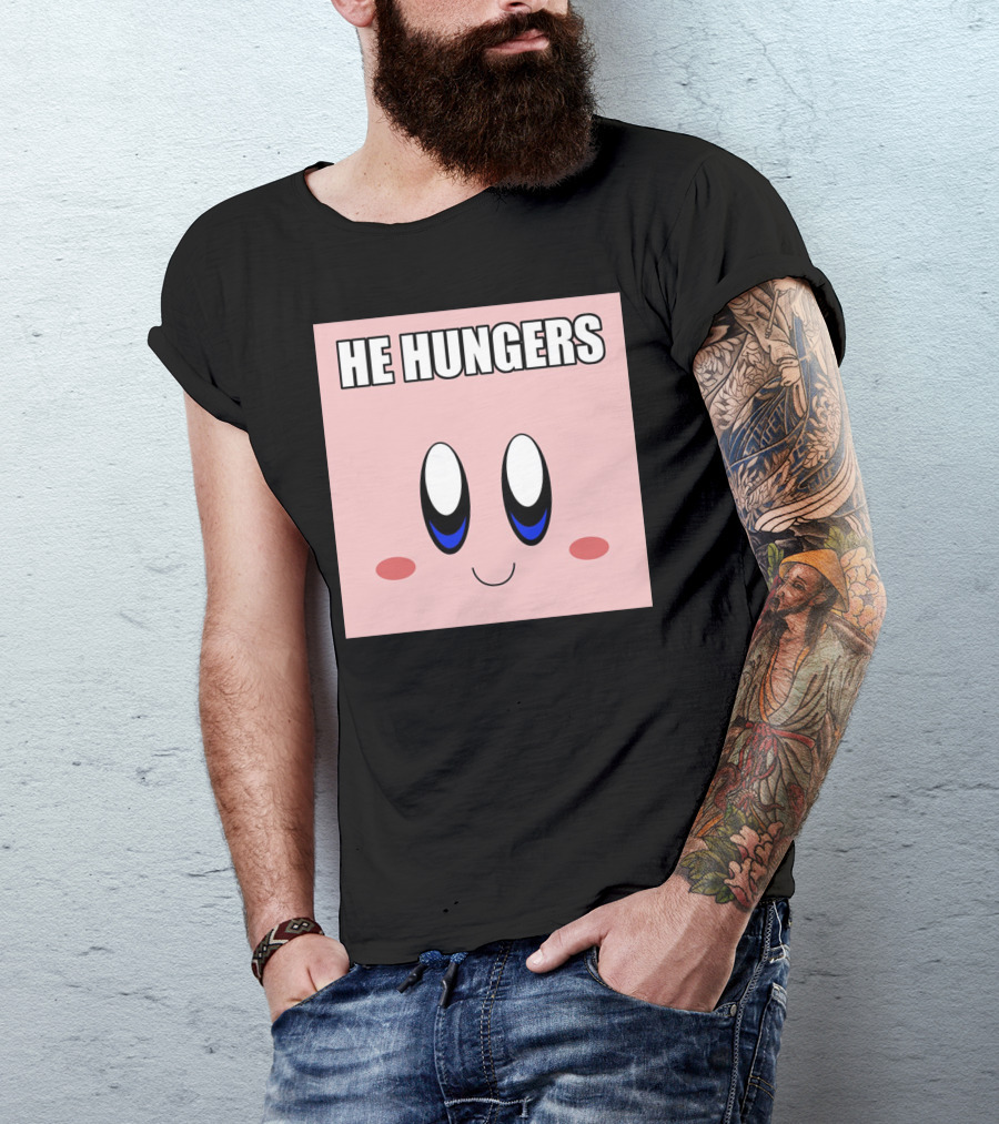 HE HUNGERS Waddle Monster Scream T-Shirt