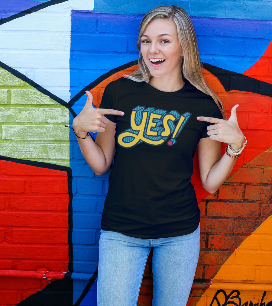 YES Bold Comic T-Shirt