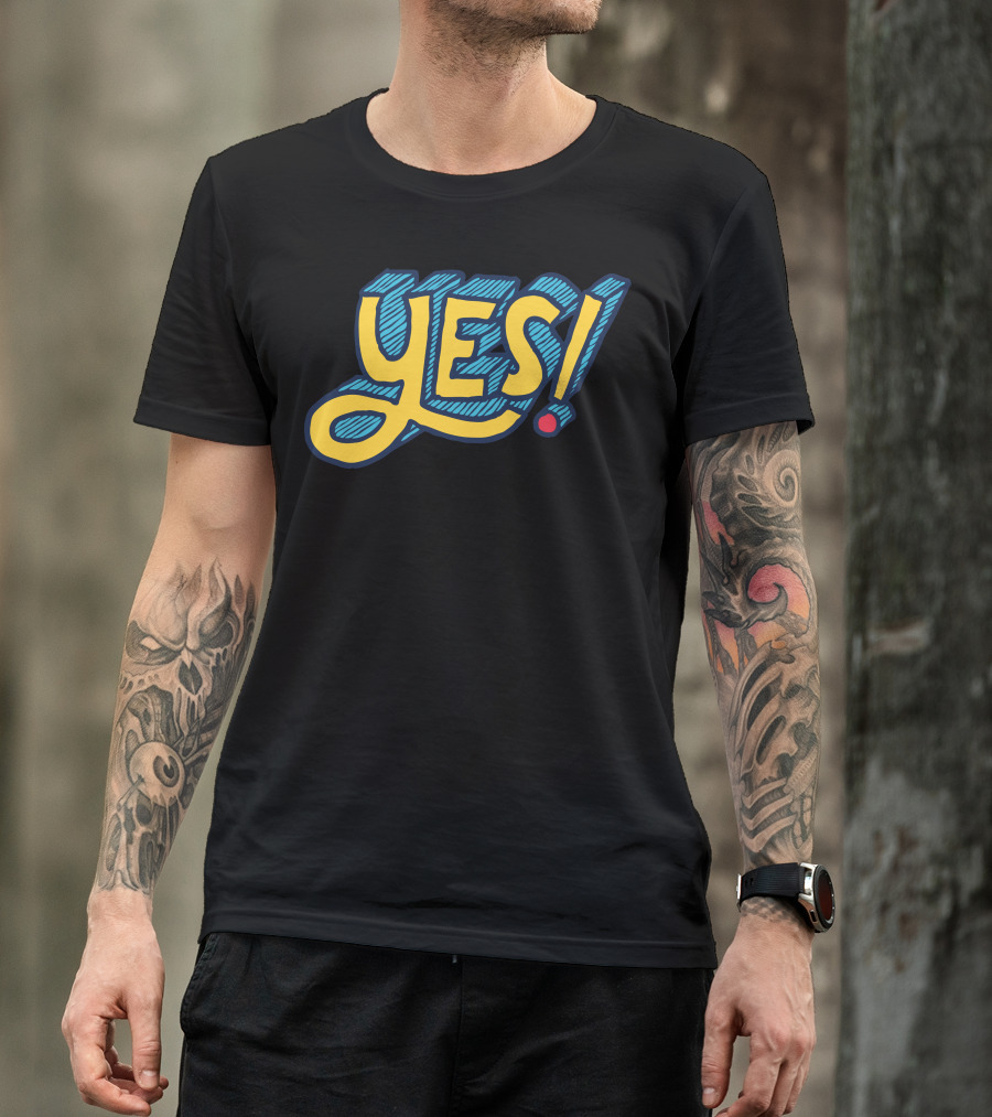 YES Bold Comic T-Shirt