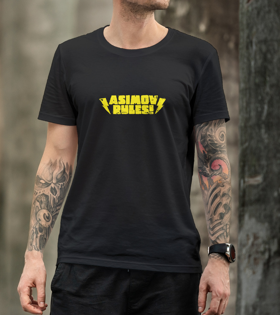 Asimov Rules Lightning Bolt T-Shirt