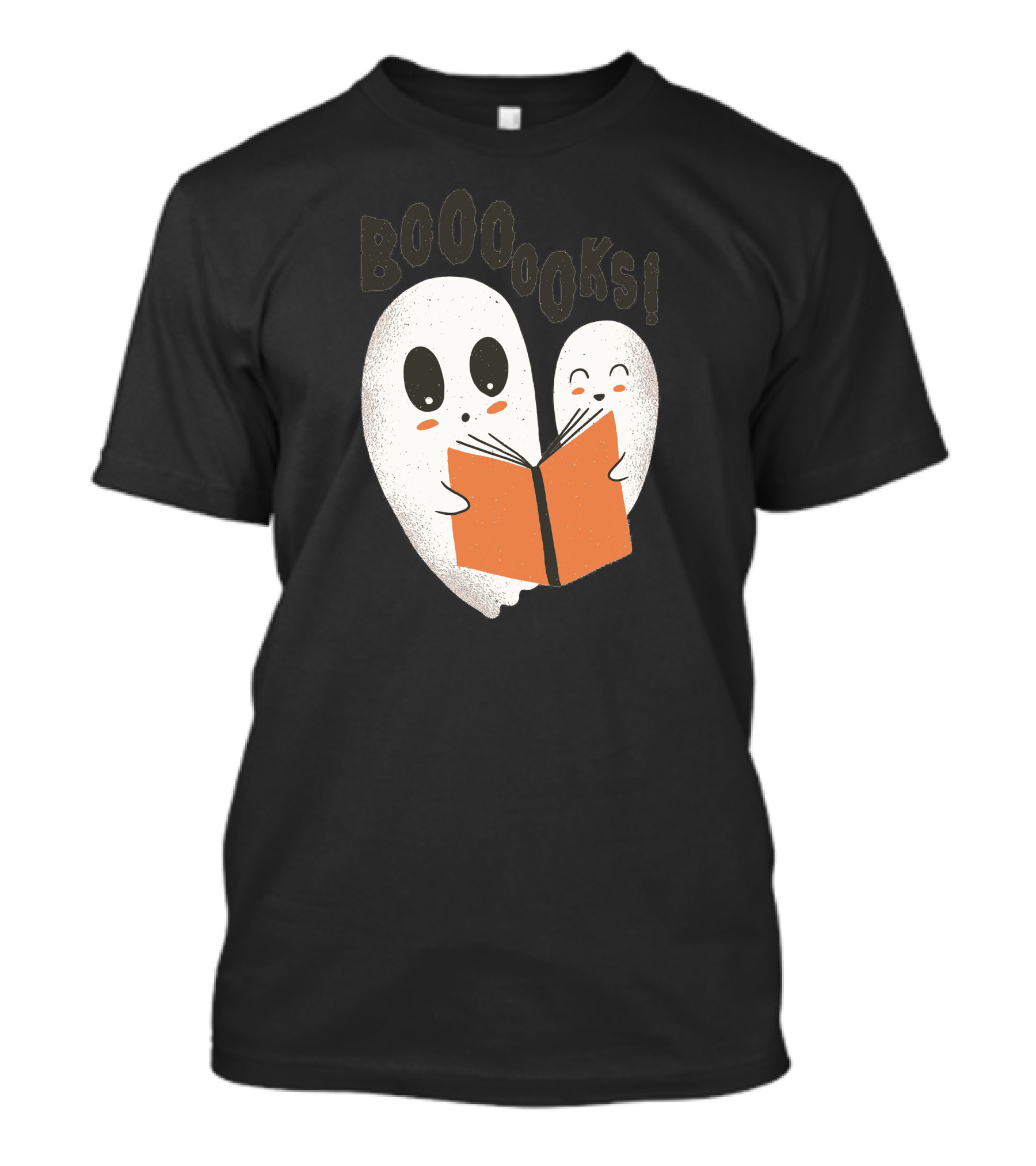 BOOOOOKS Cute Ghosts Reading Together T-Shirt