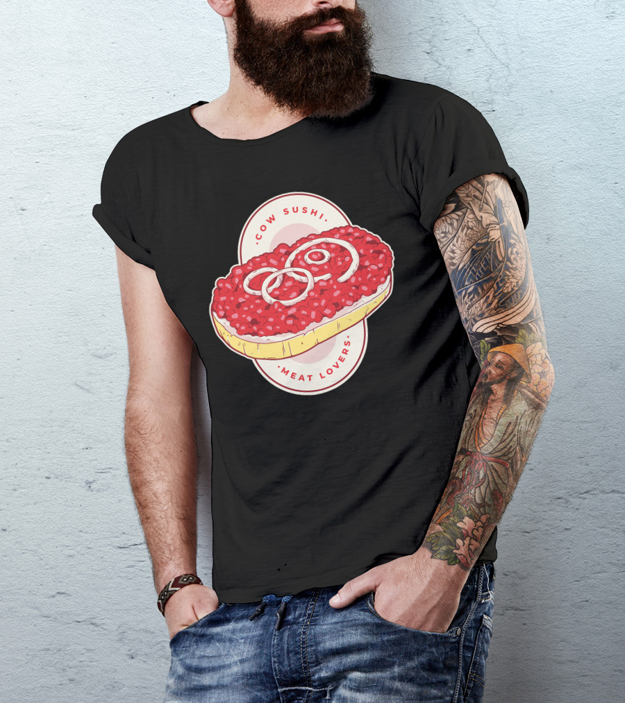 Cow Sushi Meat Lovers T-Shirt