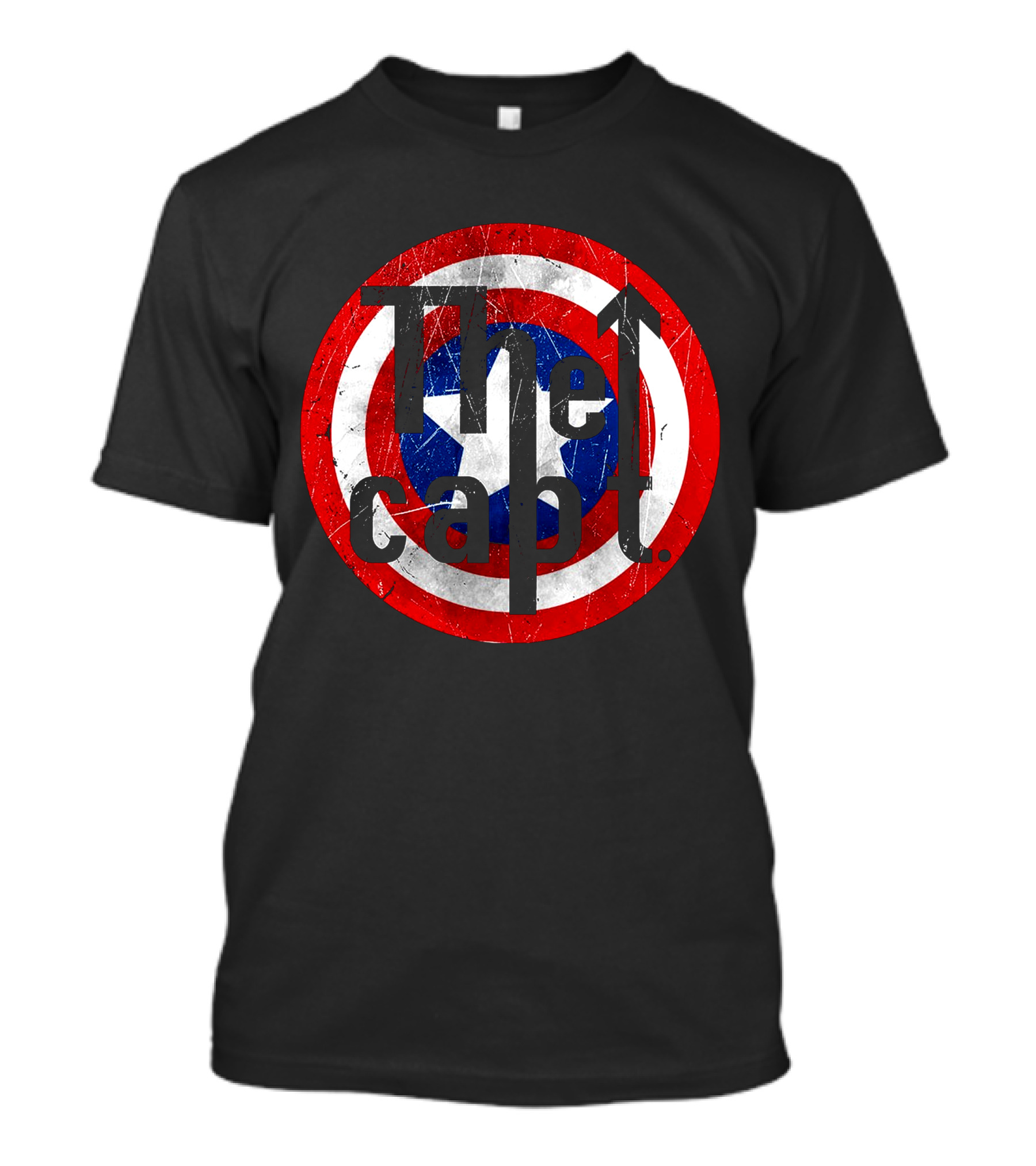 The Capt Captain America Shield Emblem T-Shirt