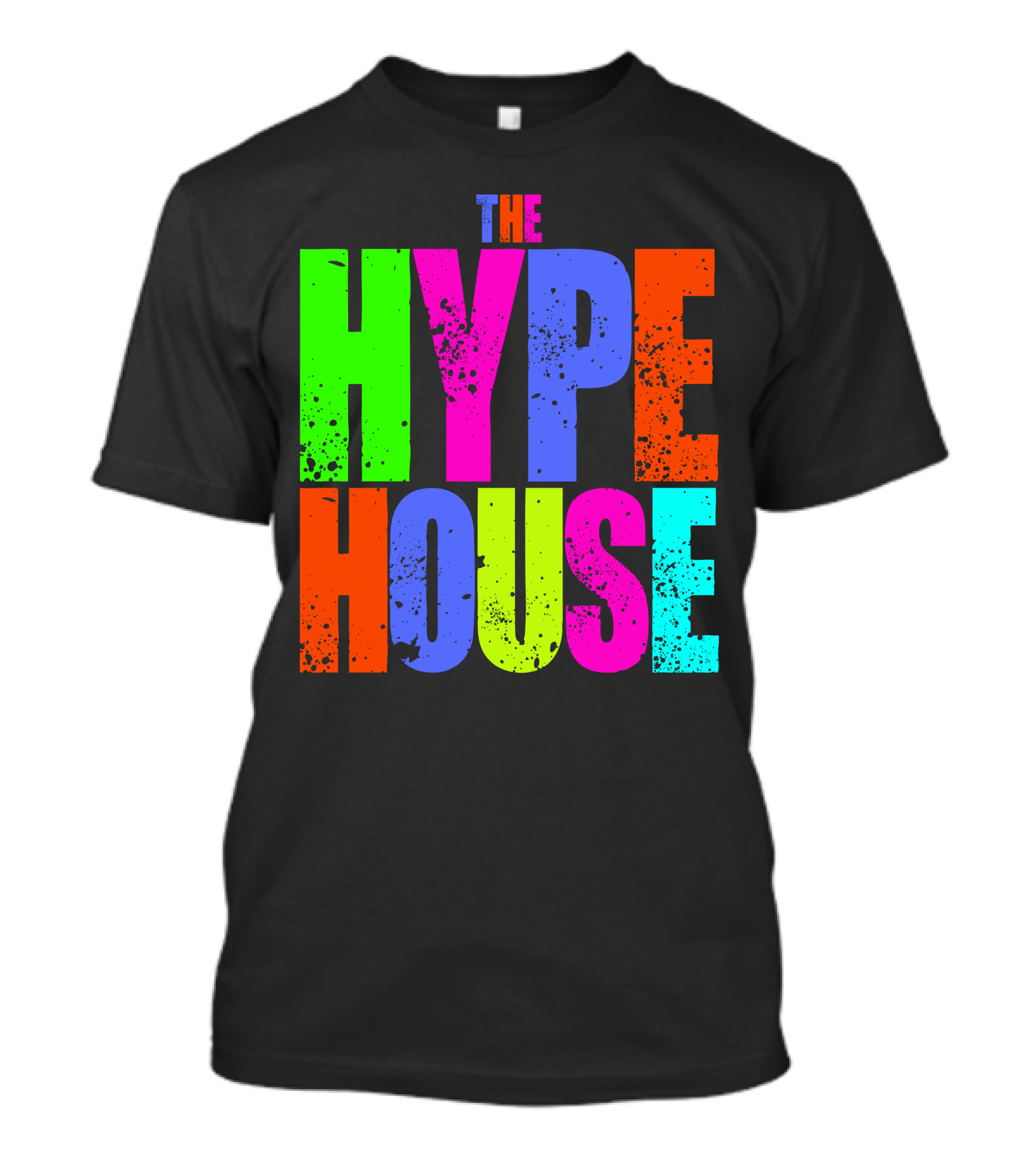 The Hype House Colorful Bold Typography T-Shirt