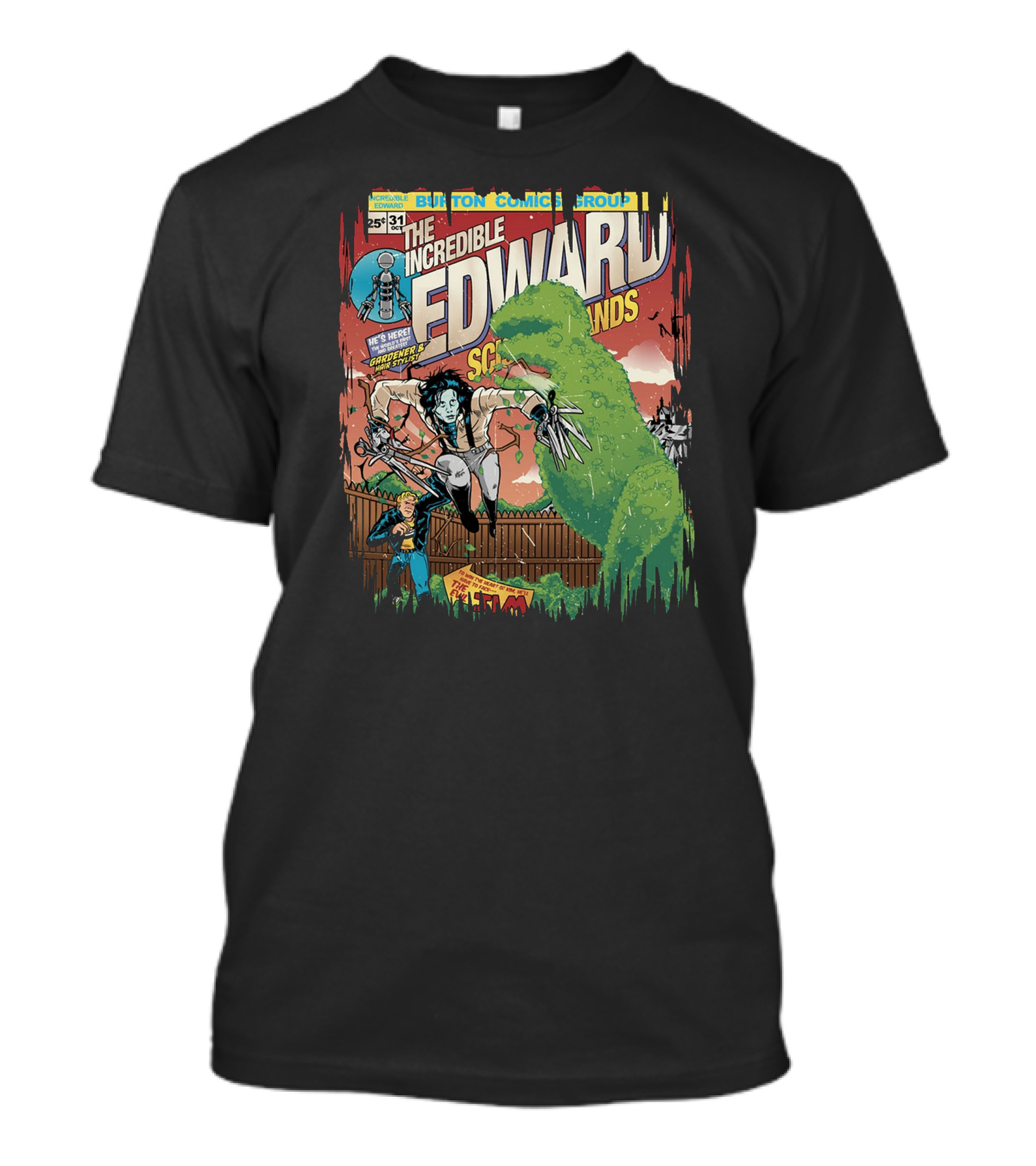 The Incredible Edward Scissorhands Comic Burton Comics Group Series 31 T-Shirt