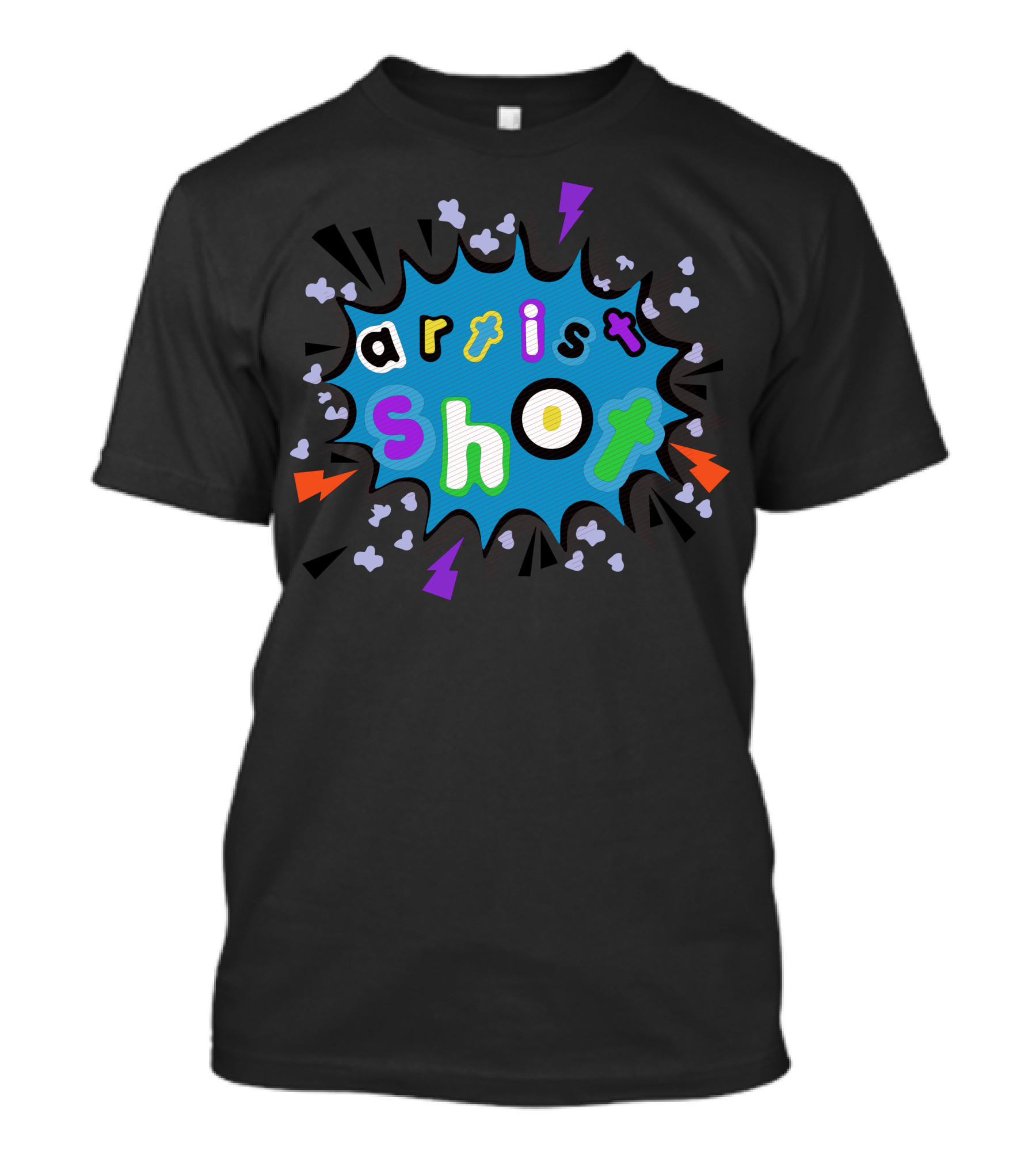 Artist Shot Popart Comic Explosion T-Shirt