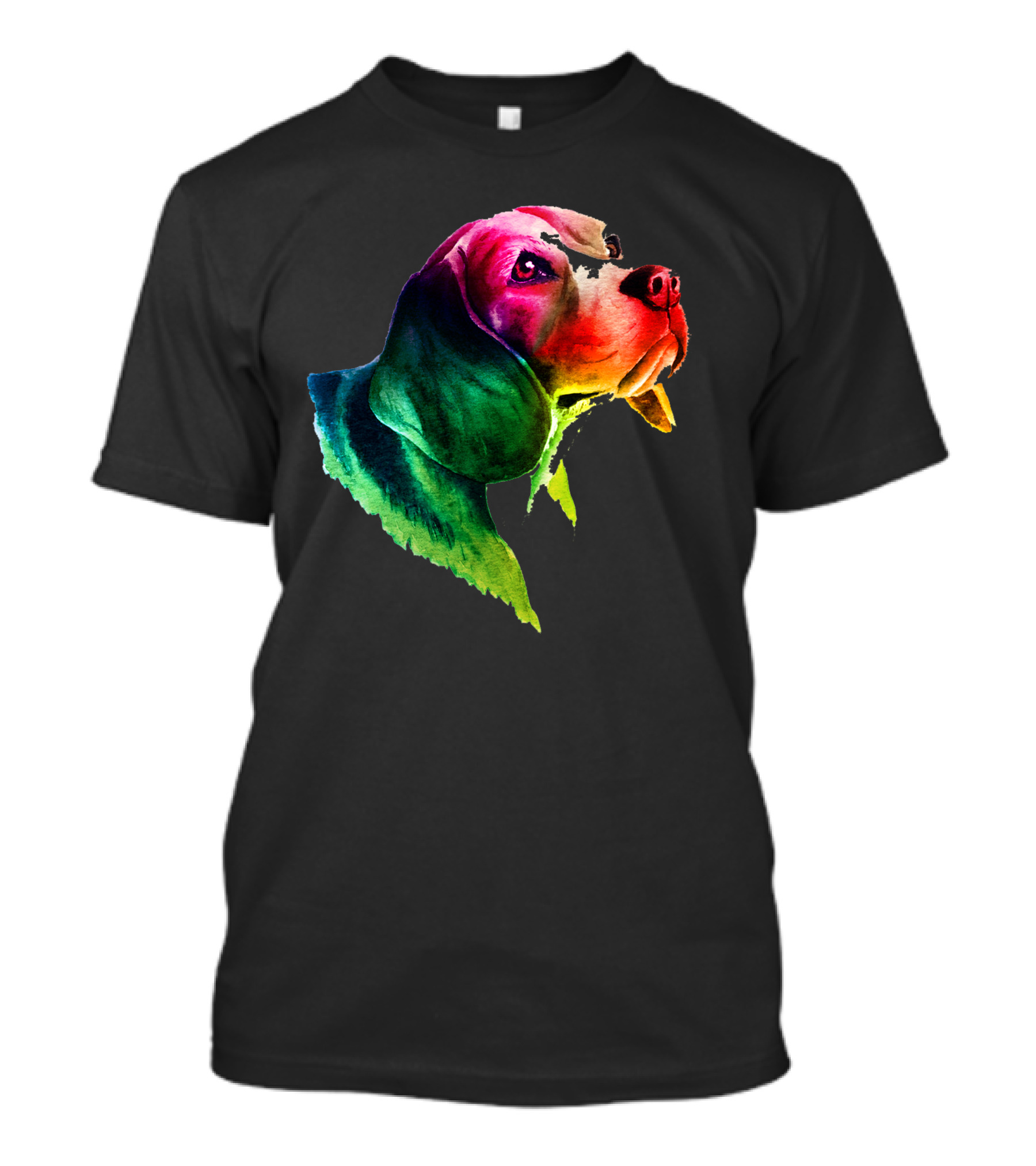 Beagle Dog Rainbow Pride LGBT T-Shirt