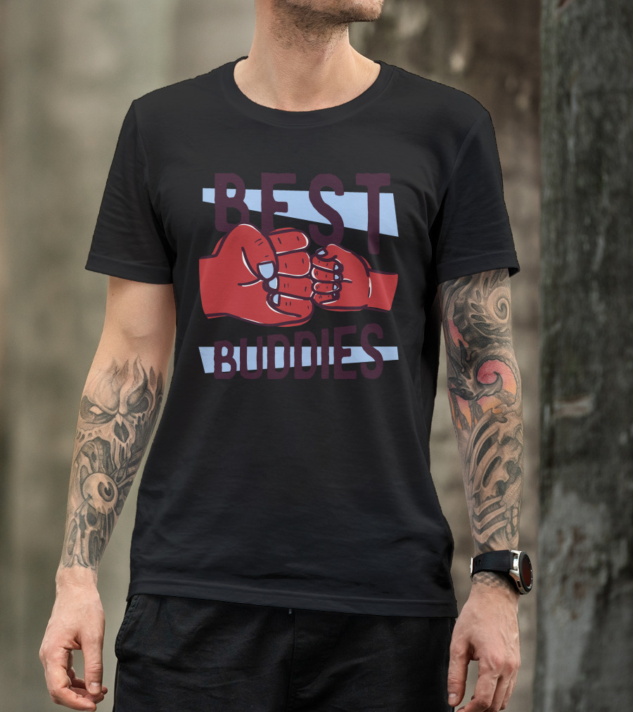BEST BUDDIES Fist Bump Friendship T-Shirt