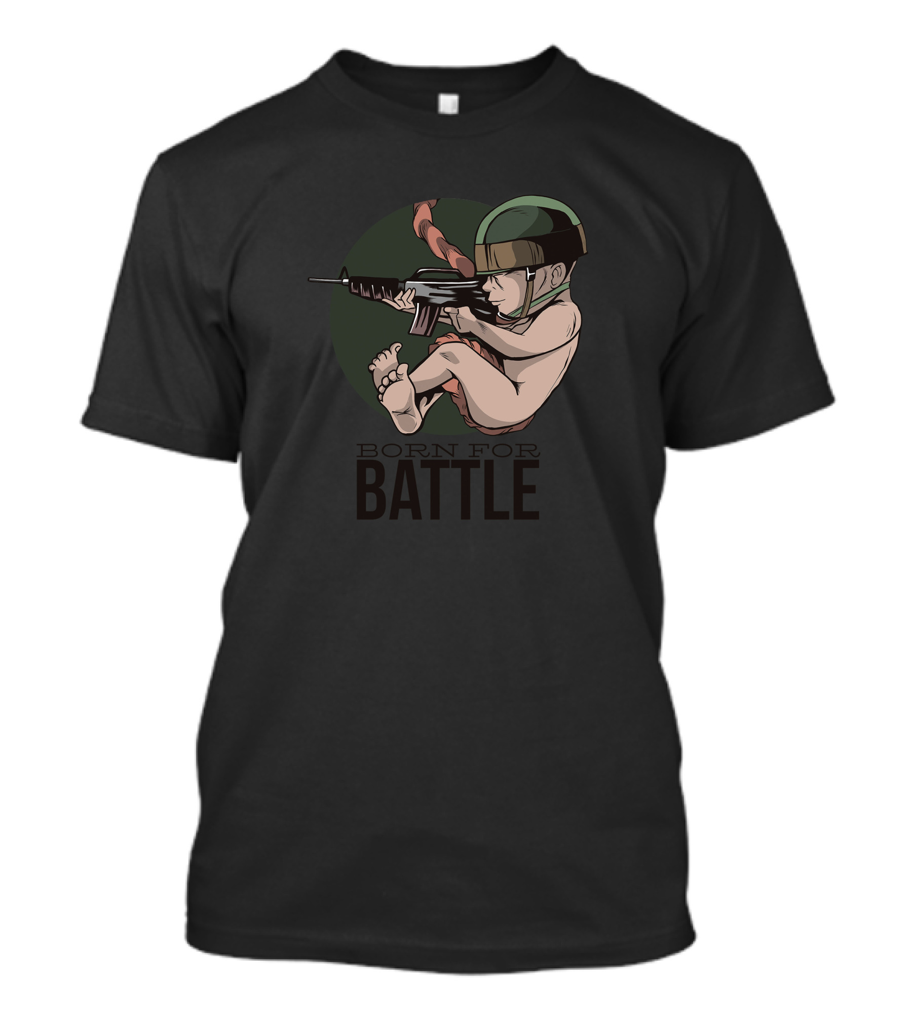 Born For Battle Baby Soldier T-Shirt