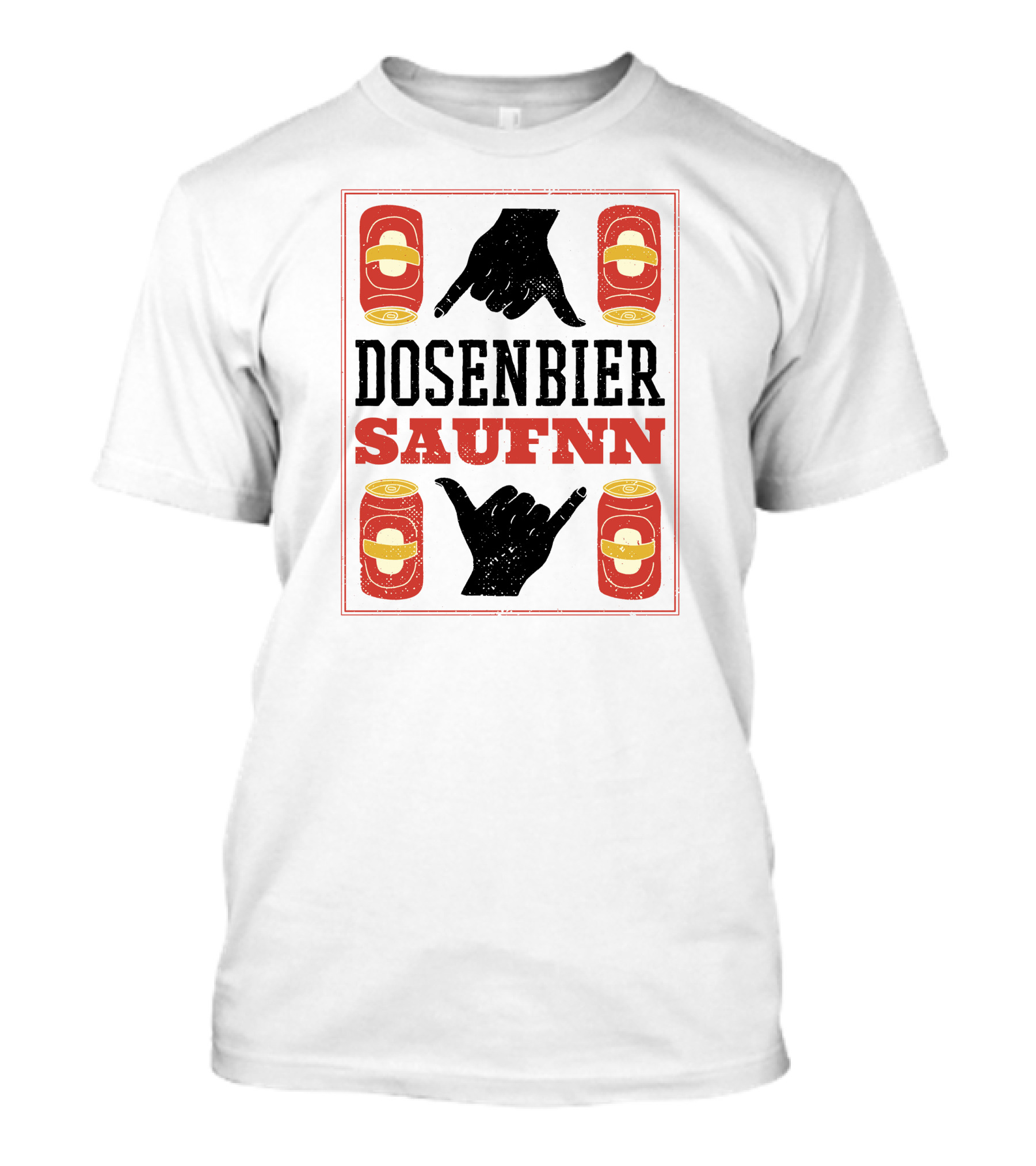 Dosenbier Saufen Canned Beer German T-Shirt