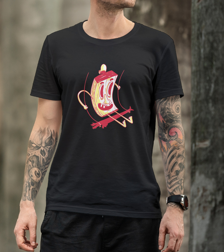 Character On Swing Playful Expression T-Shirt