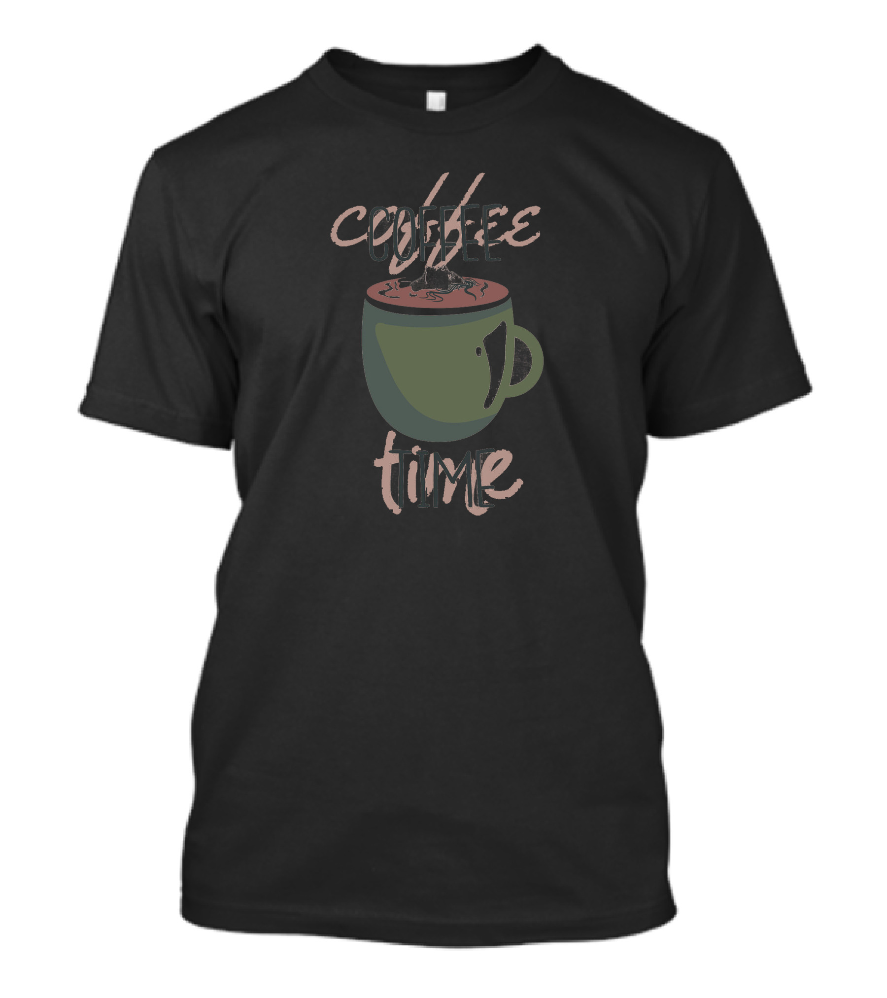Coffee Time Mug With Steam T-Shirt