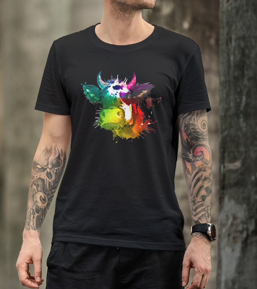 Cow Rainbow Pride T-Shirt