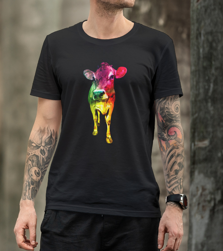 Rainbow Cows Pride LGBT T-Shirt