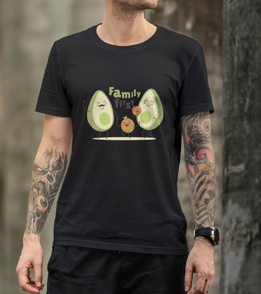 Family First Avocado Family T-Shirt