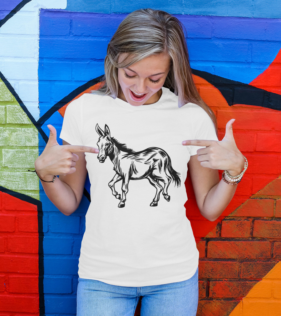 Donkey Bold Black T-Shirt