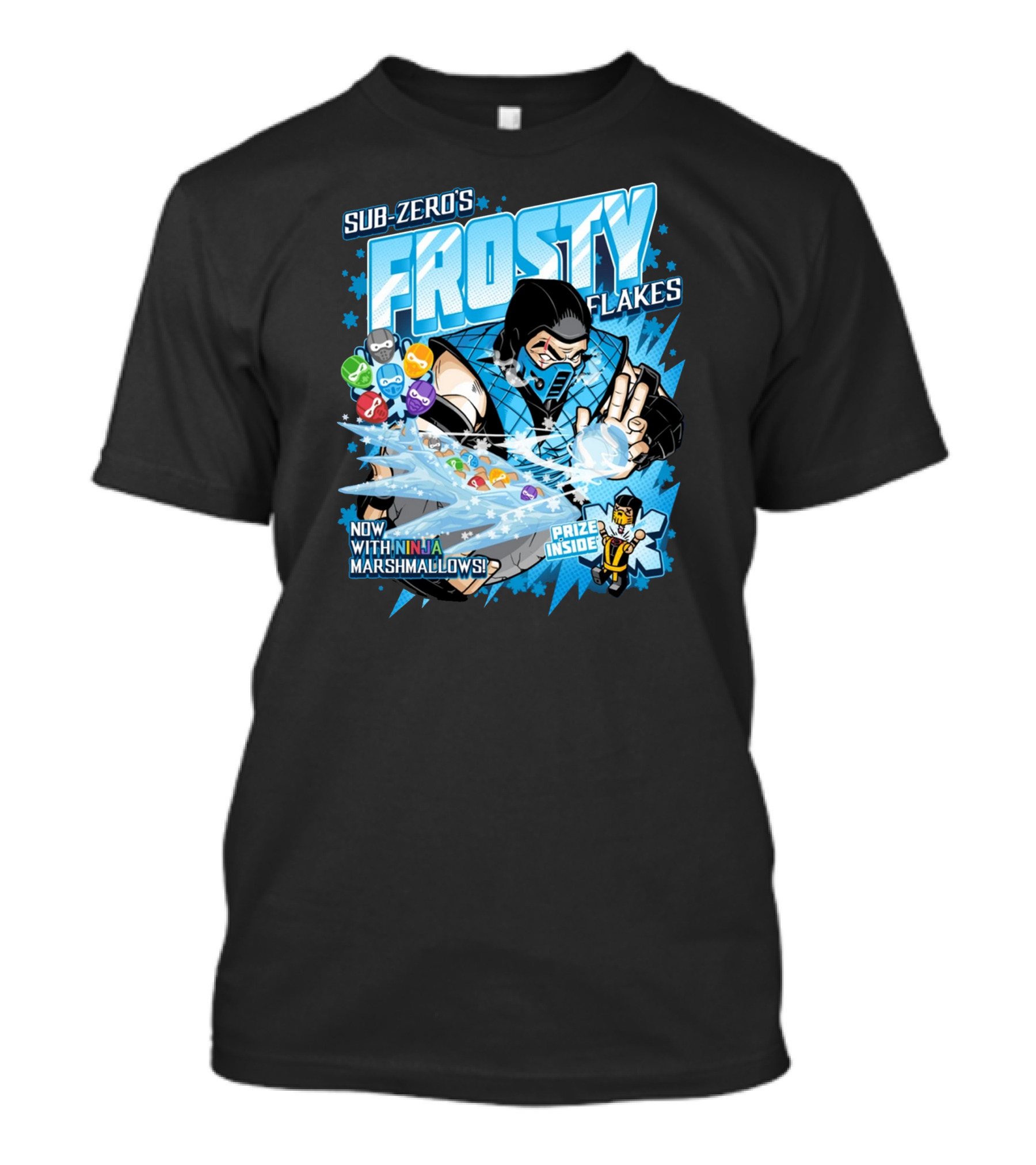 Sub-Zero's Frosty Flakes Now With Ninja Marshmallows Prize Inside T-Shirt