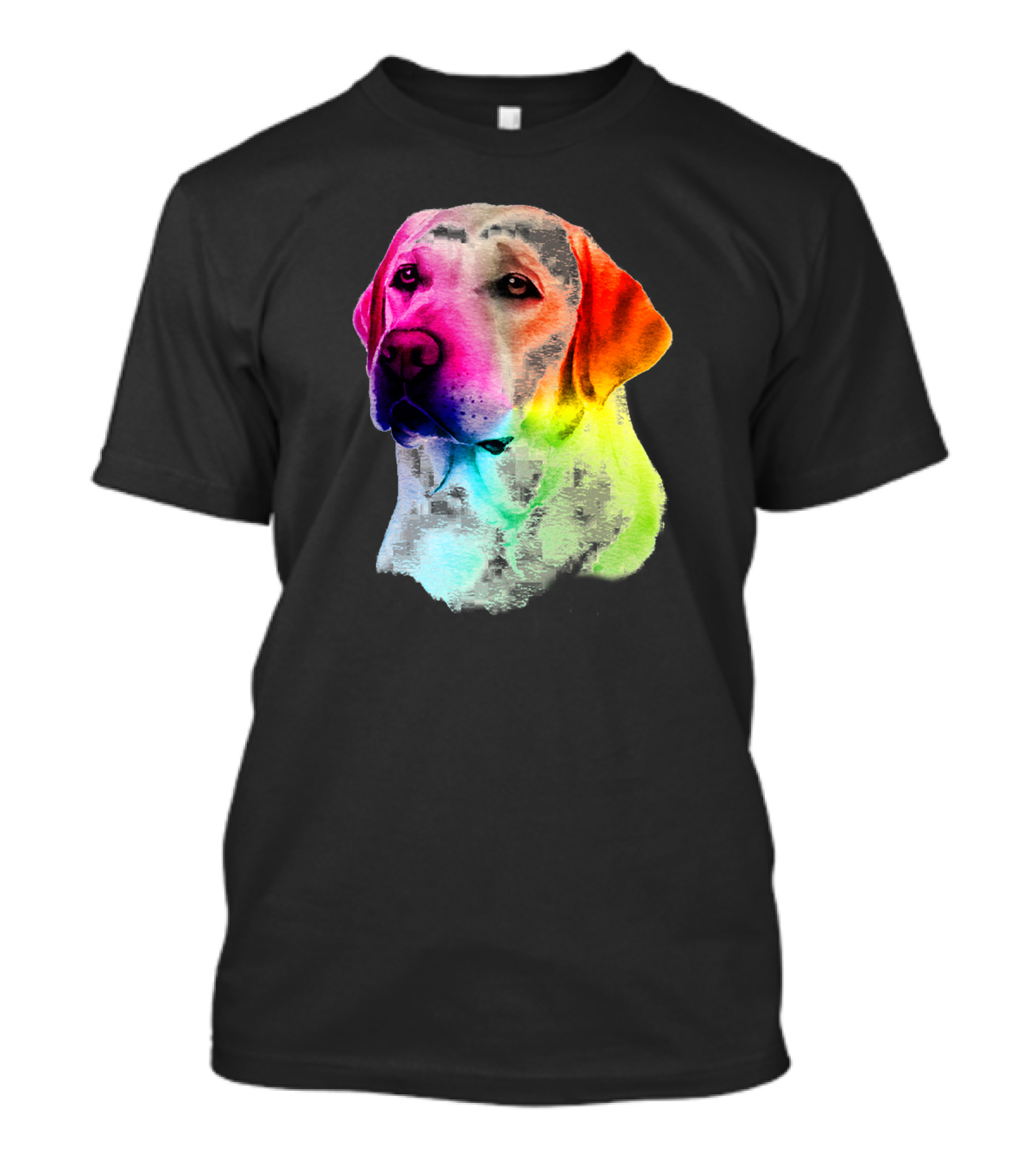 Golden Dog Pride Rainbow Colors T-Shirt