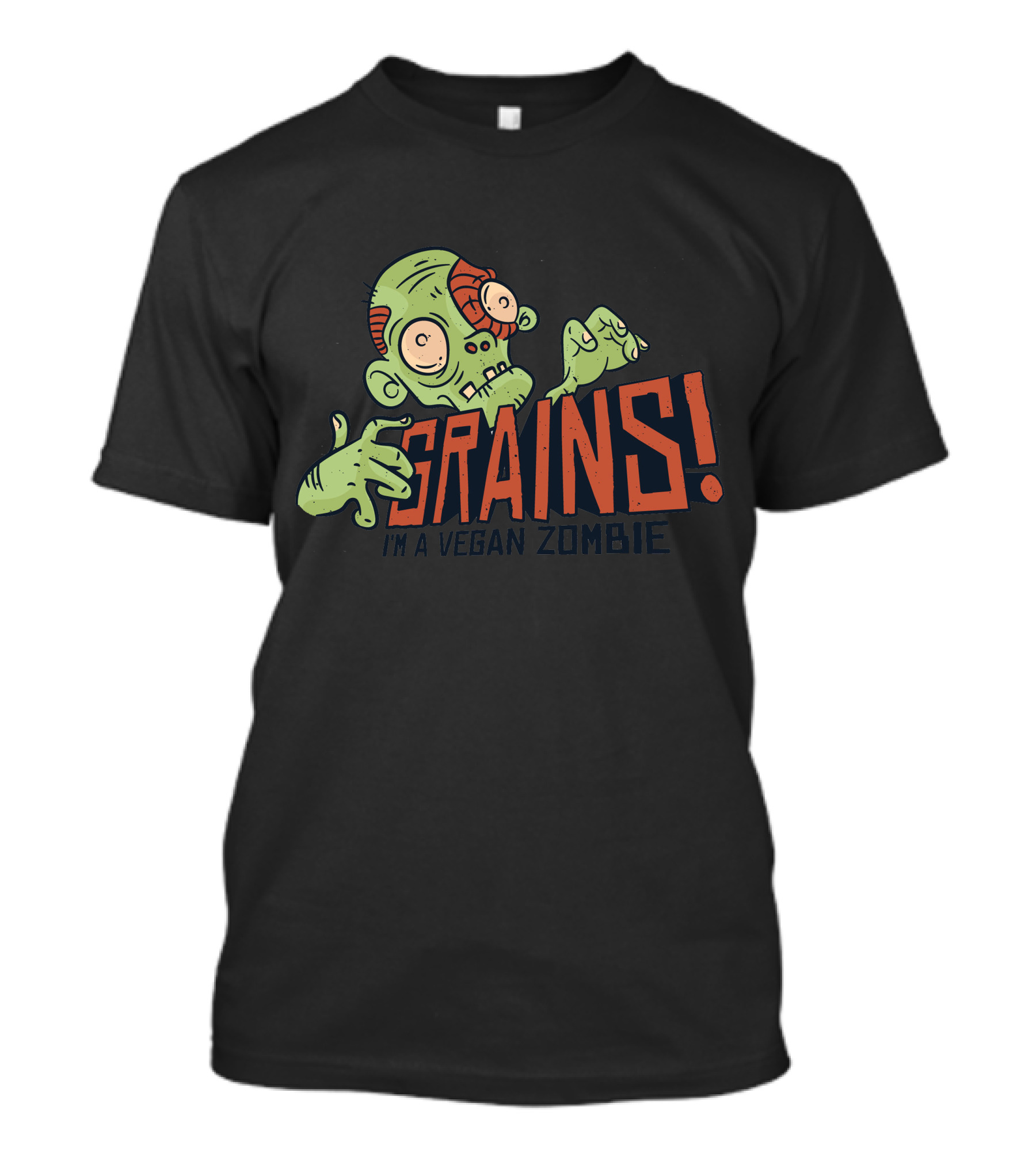 GRAINS I'M A VEGAN ZOMBIE T-Shirt