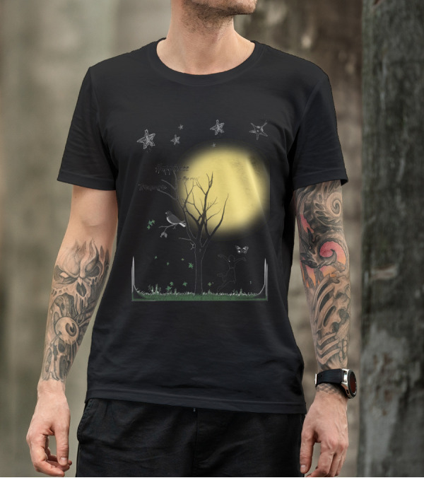 Happiness Is The Real Treasure Under The Moon And Stars T-Shirt