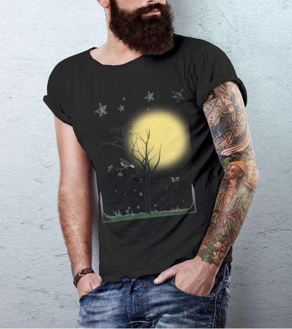 Happiness Is The Real Treasure Under The Moon And Stars T-Shirt