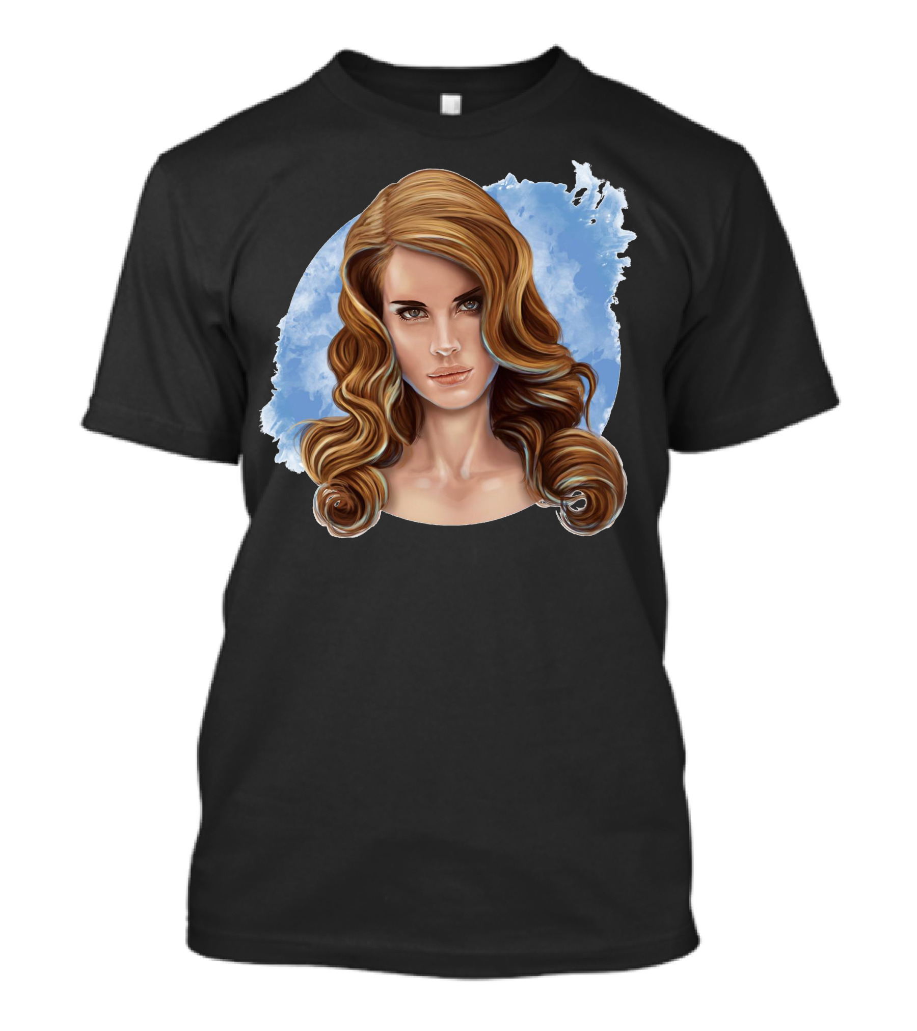 Lana Del Rey Painting Mix Media T-Shirt