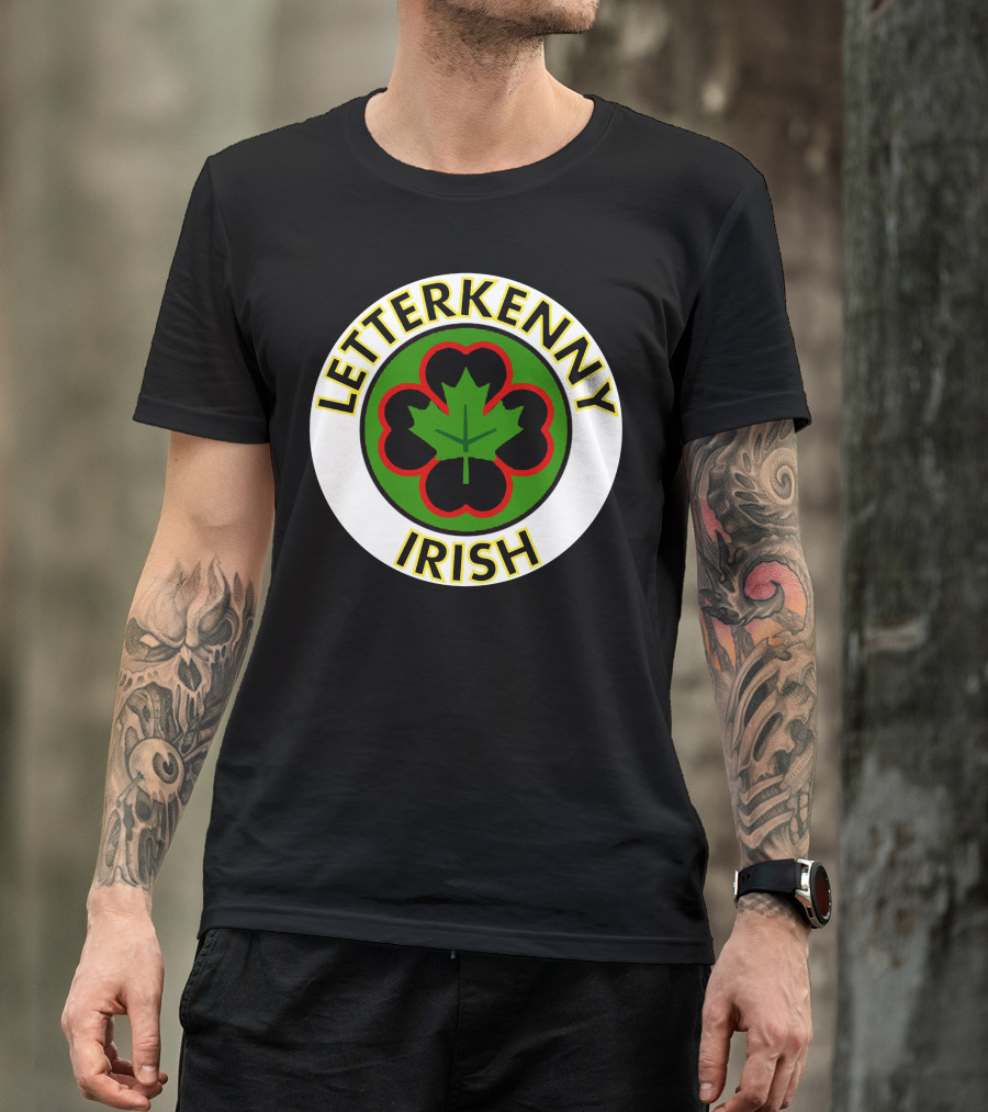 Letterkenny Irish Maple Leaf Clover Circle T-Shirt