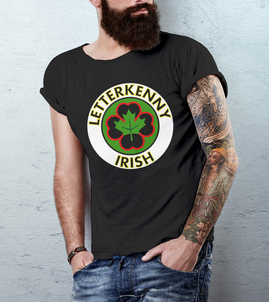 Letterkenny Irish Maple Leaf Clover Circle T-Shirt