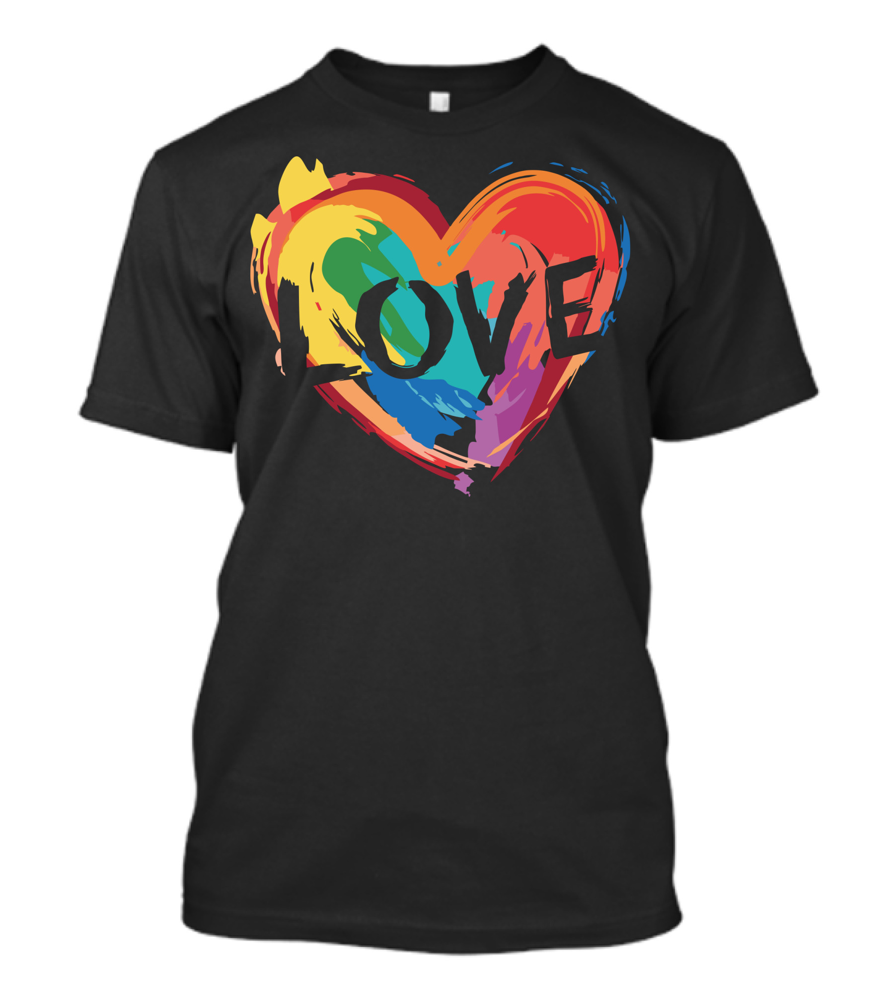 Love Rainbow Heart T-Shirt