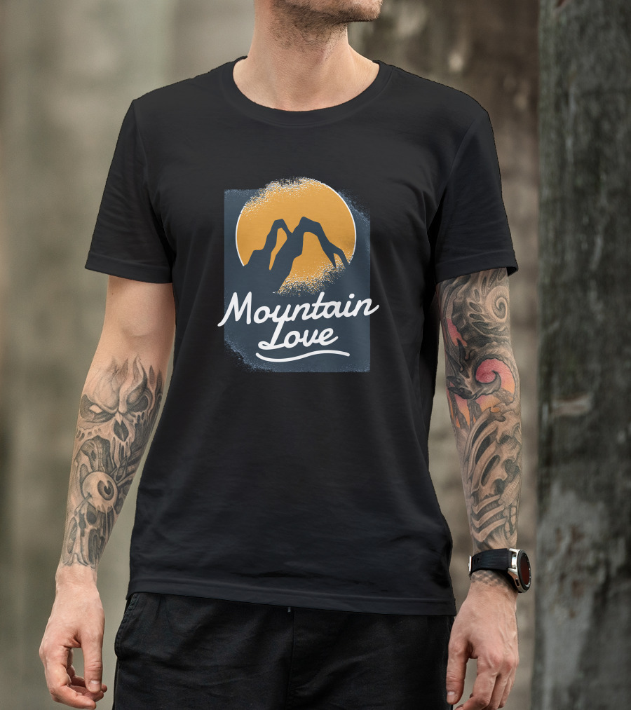 Mountain Love Sunset T-Shirt