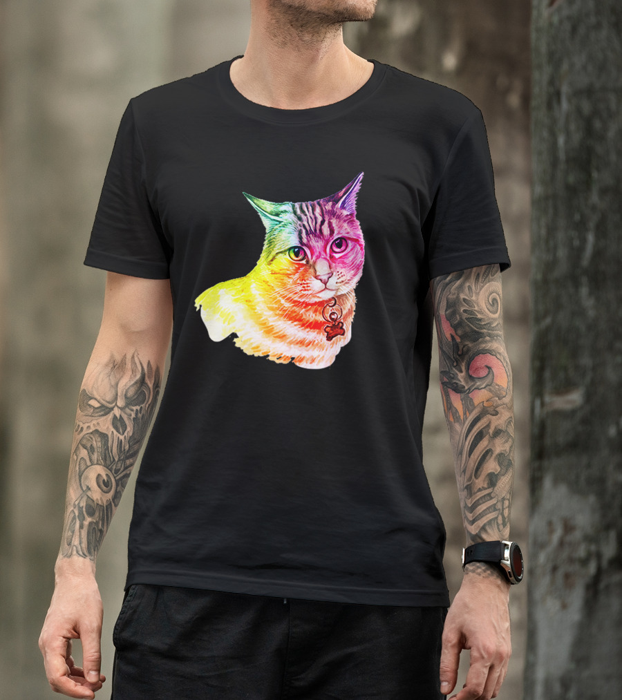 Munchkin Cat Pride Rainbow Colors T-Shirt