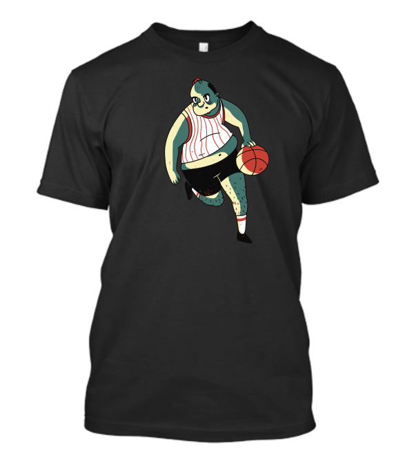 Overweight Basketball Player Athlete T-Shirt