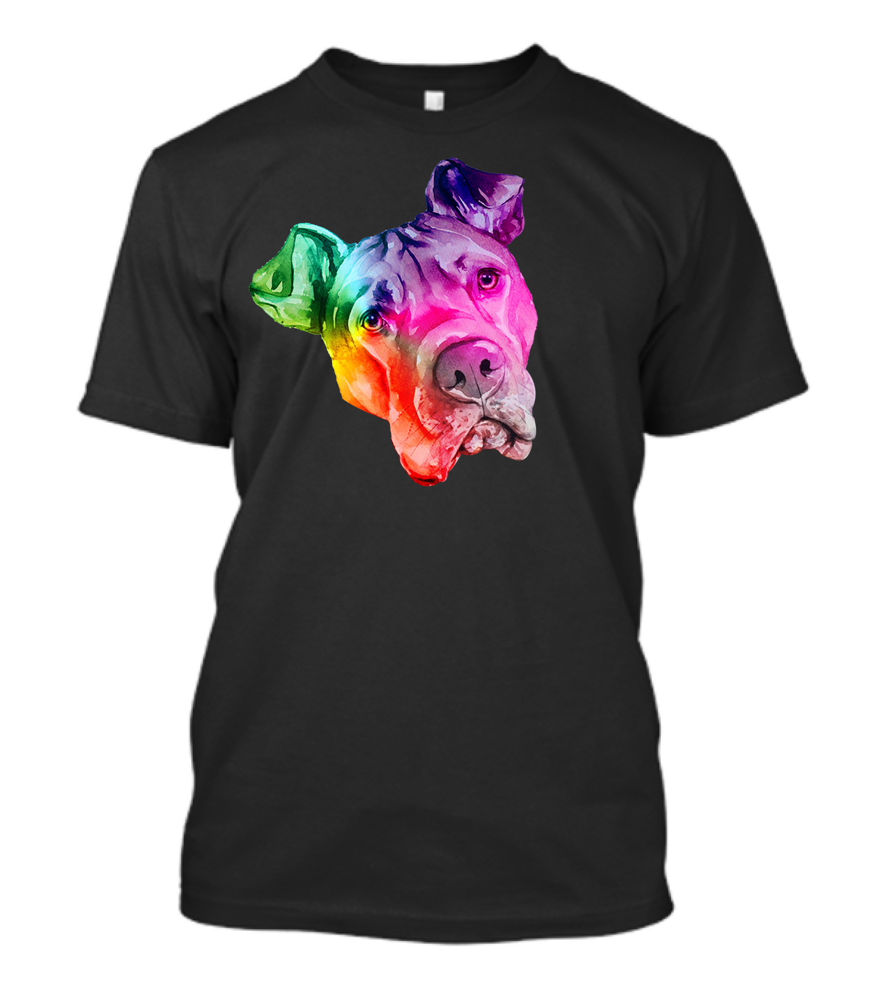 Pitbull Rainbow Pride LGBT T-Shirt