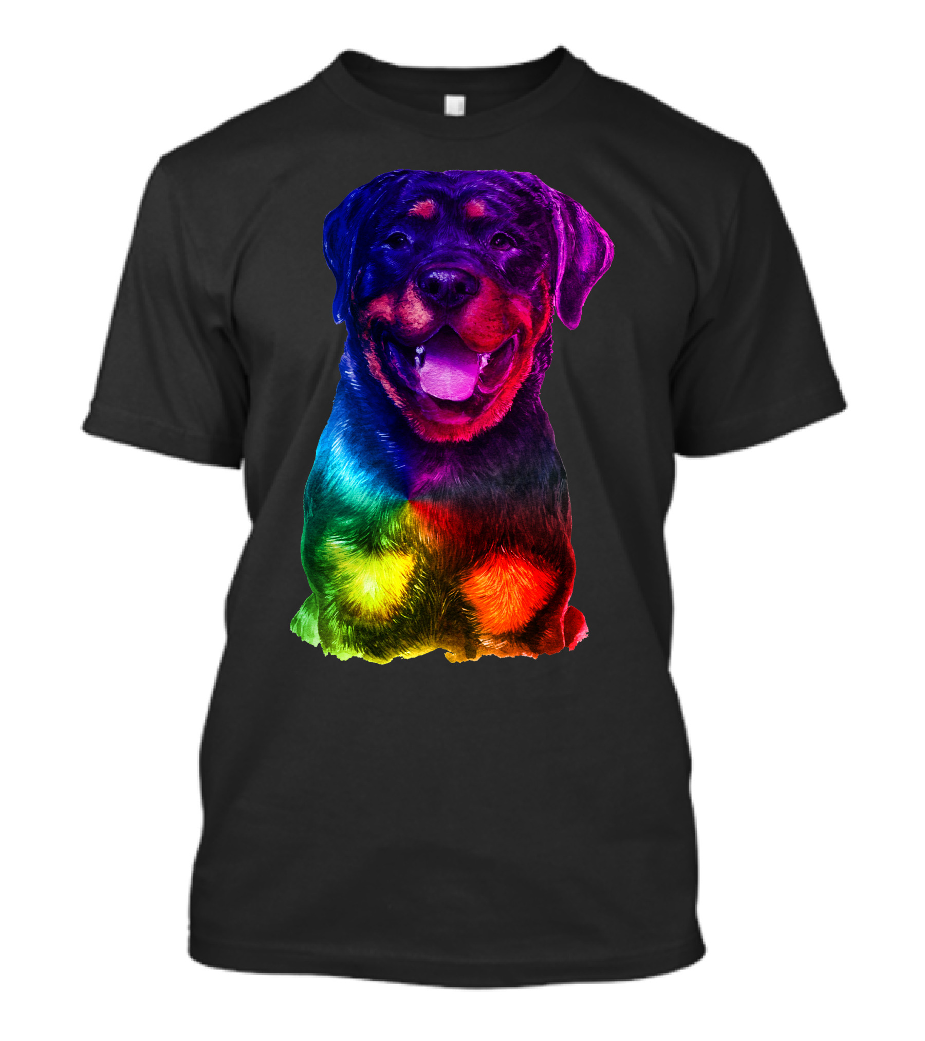 Rottweiler Pride Rainbow Colors T-Shirt