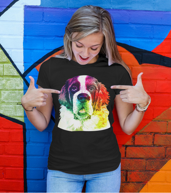 Saint Bernard Rainbow Pride T-Shirt