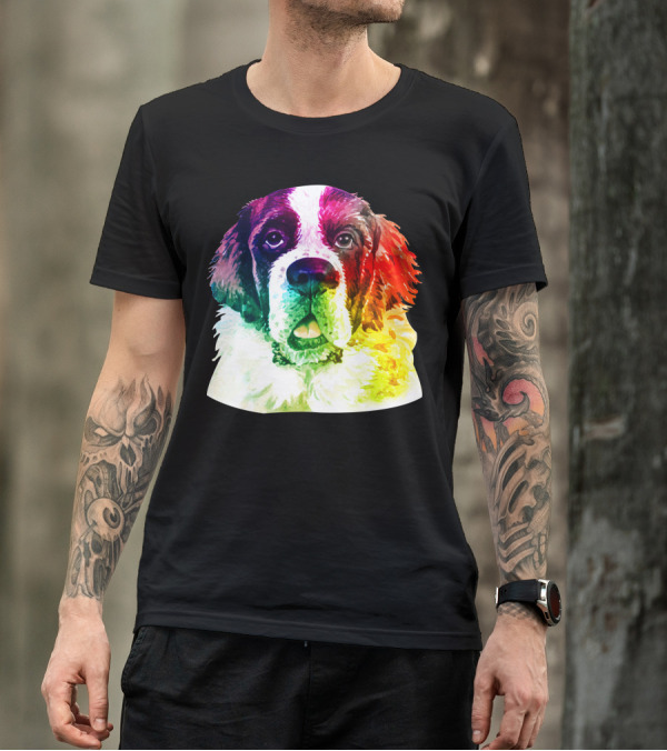 Saint Bernard Rainbow Pride T-Shirt