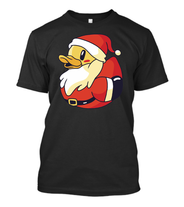 Santa Claus Rubber Duck Festive Christmas T-Shirt