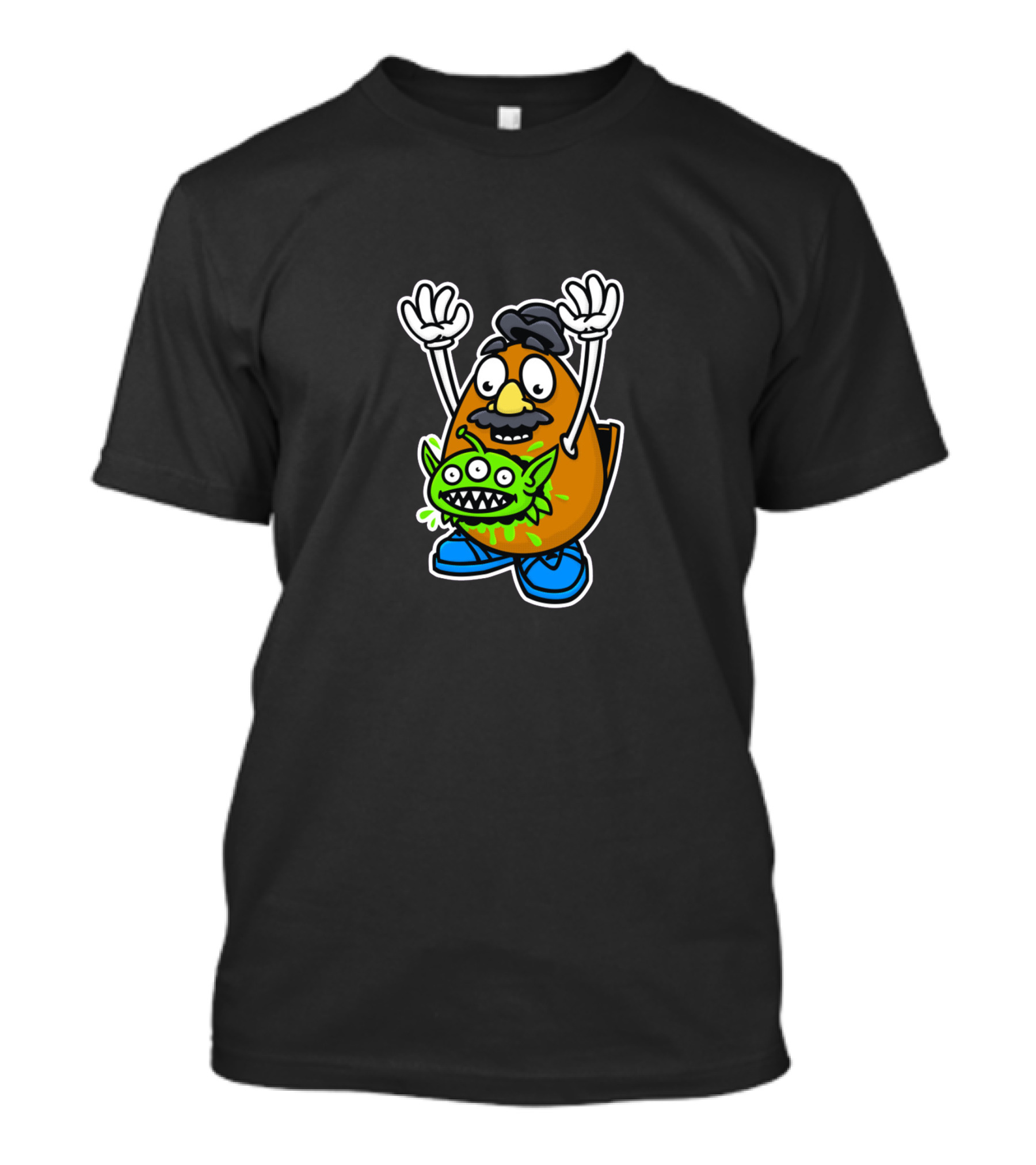 Toy Chest Burster Mr. Potato Head Alien Mashup T-Shirt