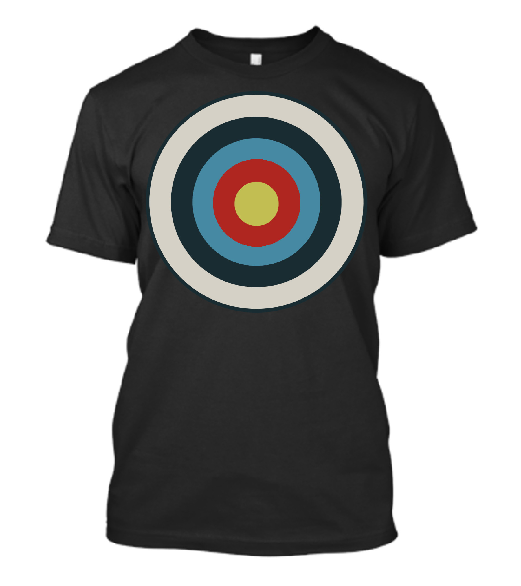 Vintage Target Mod Roundel Retro Bullseye Classic Rings T-Shirt