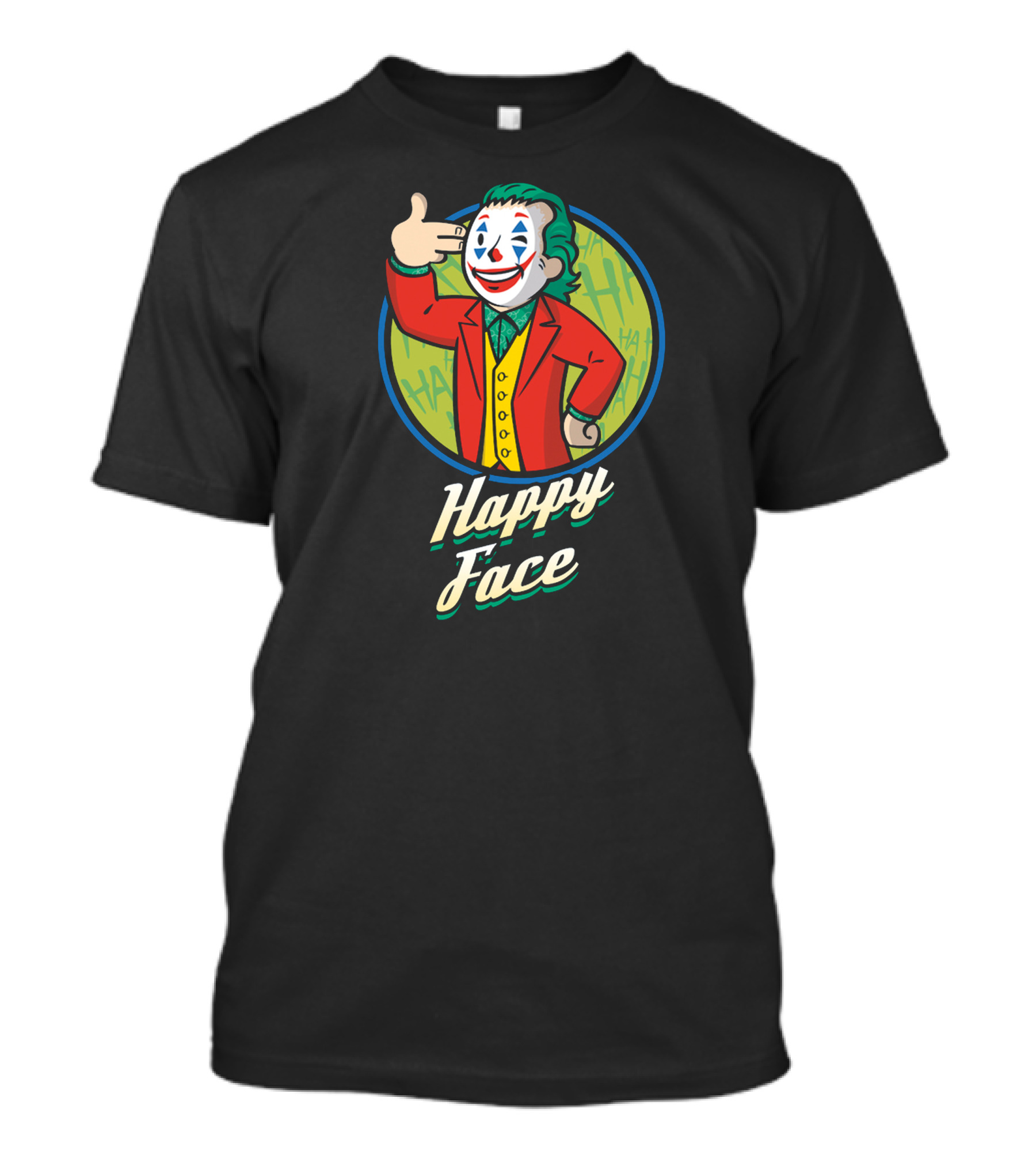 Comedian Boy Happy Face Clown Costume Iconic Laughter T-Shirt
