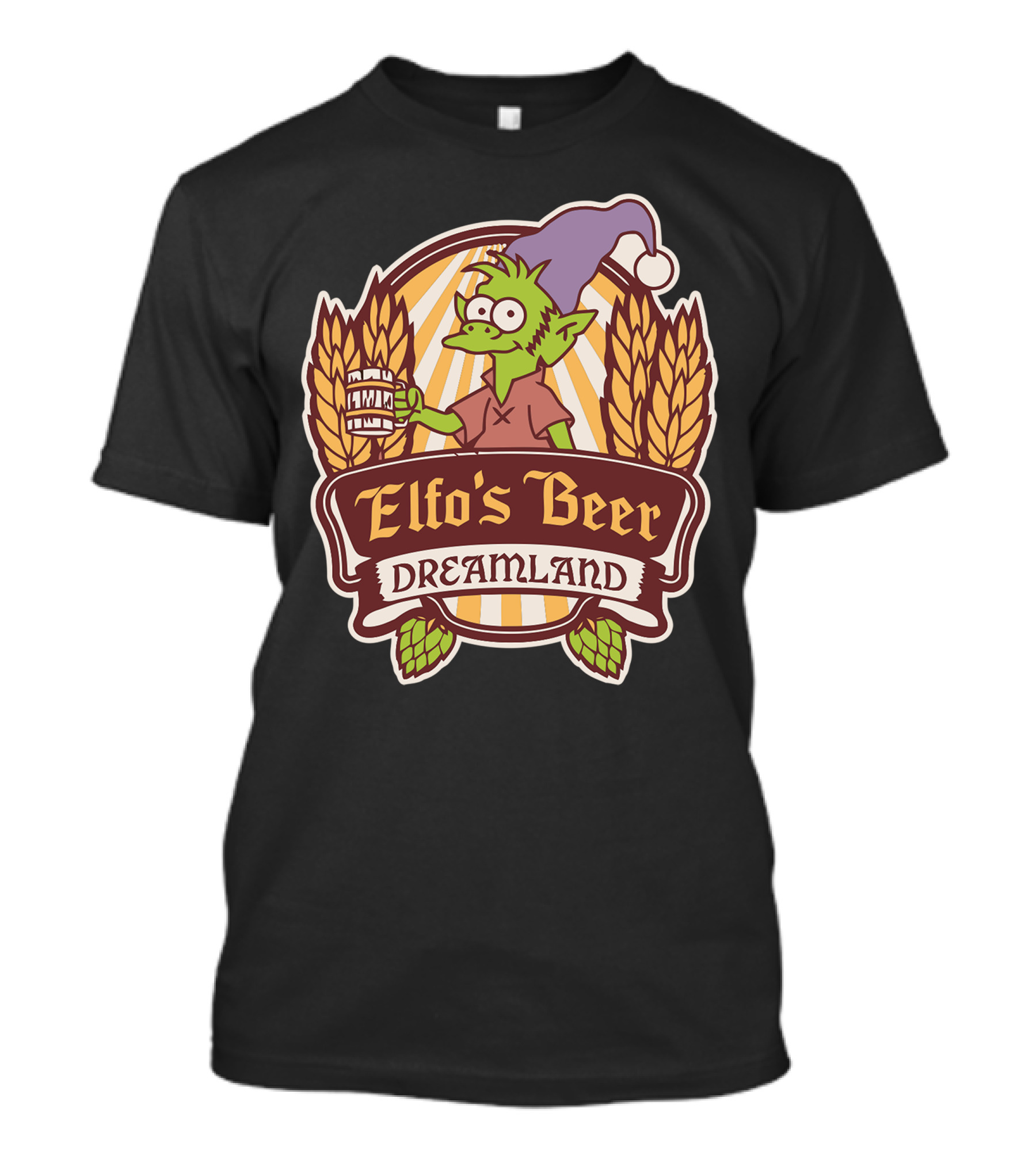 Elfo's Beer Dreamland Elf Mug T-Shirt
