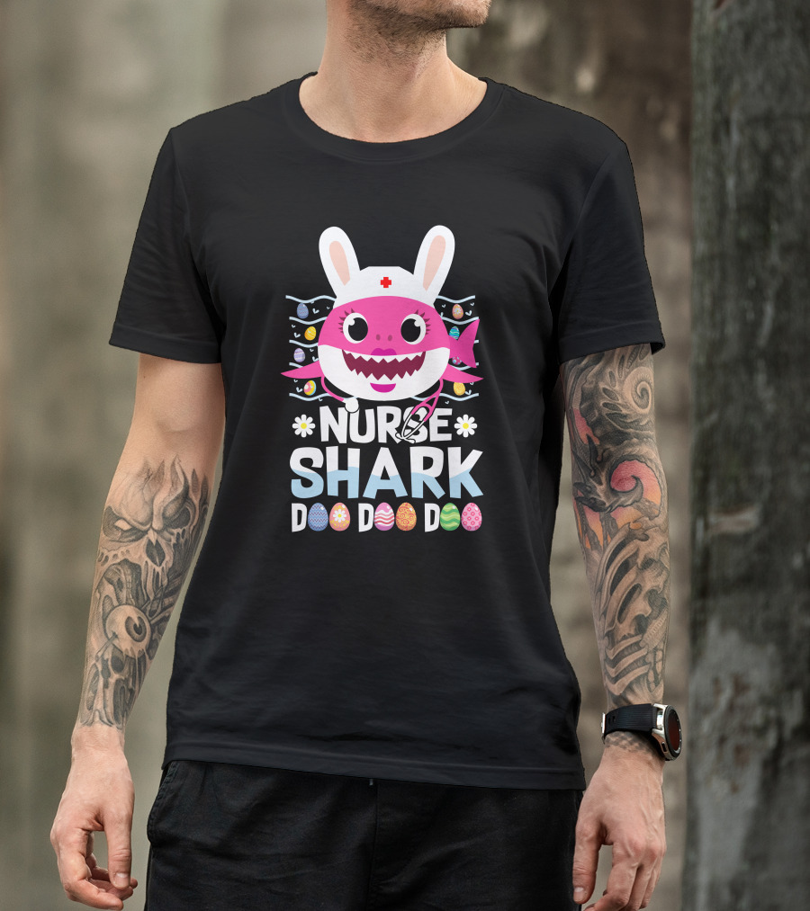 Nurse Shark Easter Egg Hunt Doo Doo Doo T-Shirt