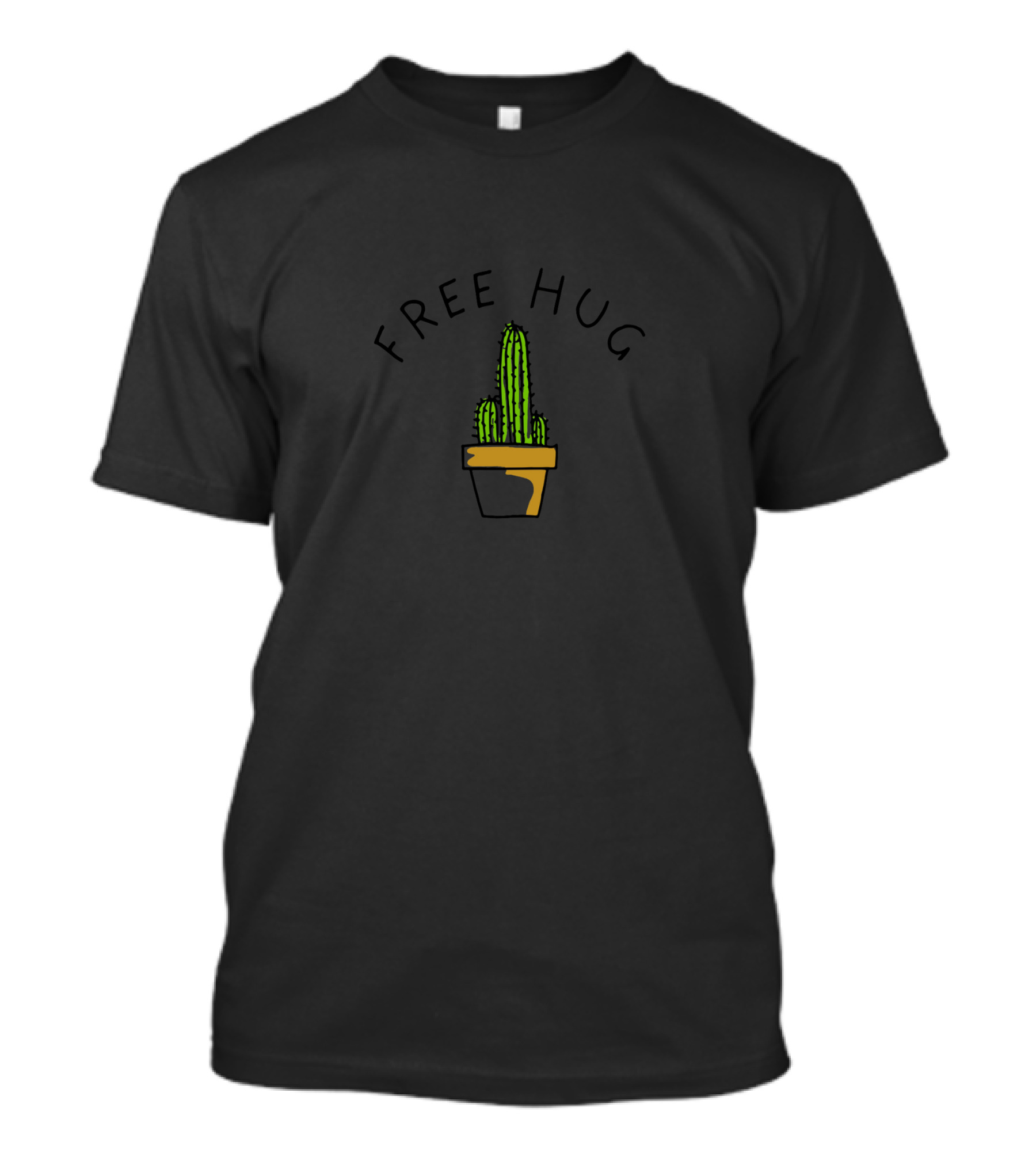 FREE HUG CACTUS POT PLANT HUMOR T-Shirt
