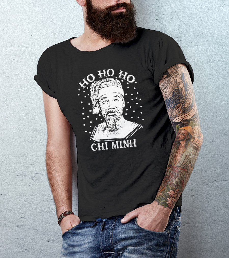 Ho Ho Ho Chi Minh Vietnamese Christmas Santa Claus T-Shirt