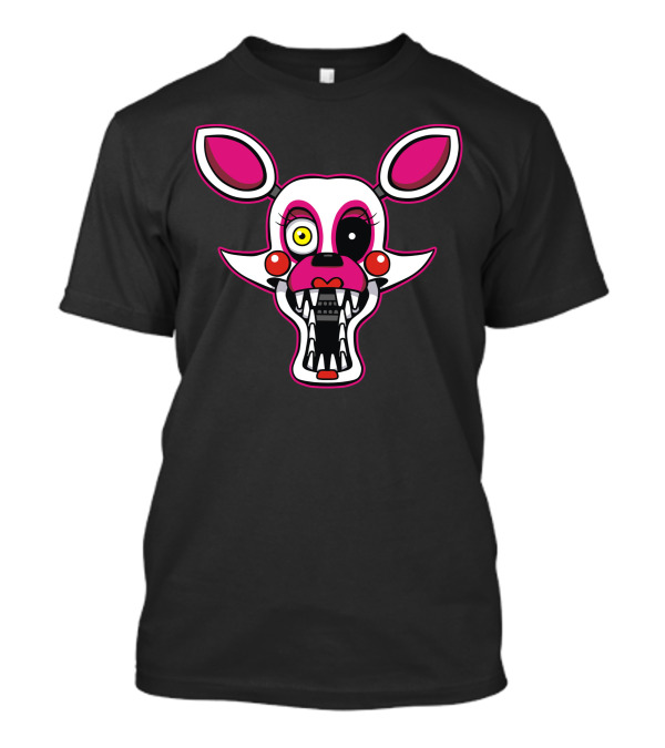 Mangle Head Animatronic Face Five Nights At Freddy's FNAF Game Character T-Shirt